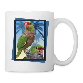 Vinaceous parrot - Mug - white - Right