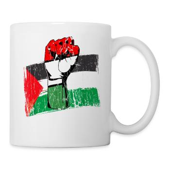 Palestine Liberté libre Liberté Gaza - Mug blanc - blanc - Droite
