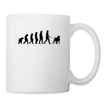 Suisse sennenhund Evolution Chien de paysan cadeau - Mug blanc - blanc - Droite