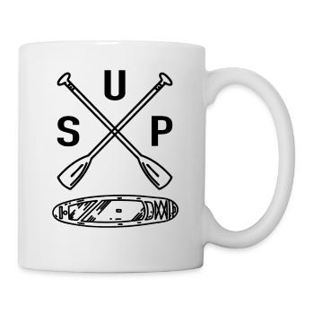 Stand Up Paddle Board - SUP Board SUP Paddel - Tasse - Weiß - Rechts