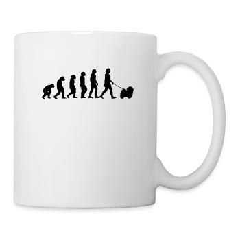 Havaneser Evolution cadeau de chien de maison - Mug blanc - blanc - Droite