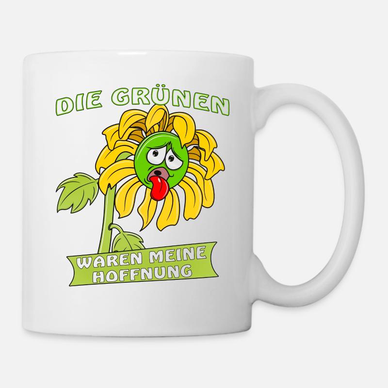 DIE GRÜNEN WAREN MEINE HOFFNUNG. - Tasse - Weiß