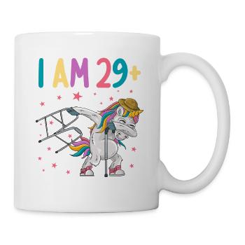 30 years unicorn I am 29+ 30th birthday - Mug - white - Right