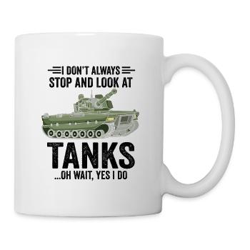 Army Tank Veteran Military Gift - Mug - white - Right