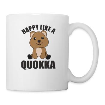 Happy like a Quokka - sweet Quokka's sweet animals - Mug - white - Right