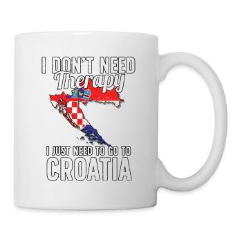Drapeau de la Croatie I Souvenirs croates - Mug blanc - blanc - Droite