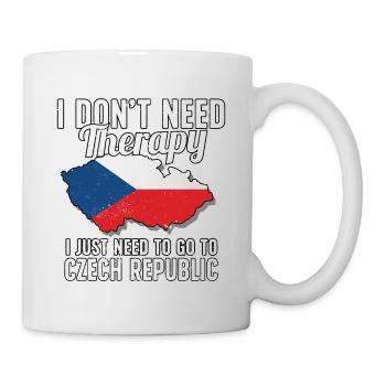 Drapeau de la République tchèque I Souvenirs tchèques - Mug blanc - blanc - Droite