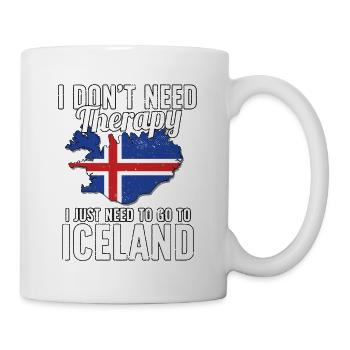 Iceland flag I Icelandic Souvenirs - Mug blanc - blanc - Droite