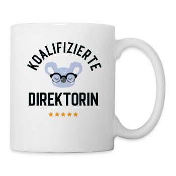 Koalifizierte Direktorin Geschenk Lustig - Tasse - Weiß - Rechts