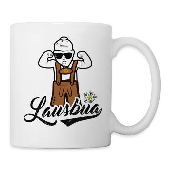 Lausbua - Tasse - Weiß - Rechts