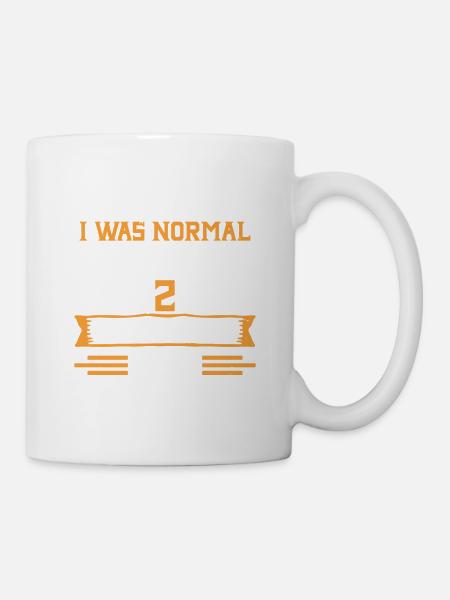 I was normal 2 frenchies ago - Tasse - Weiß