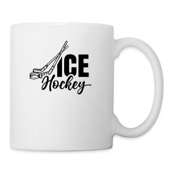 Ice Hockey Team Ice Hockey Player Puck - Mug - white - Right