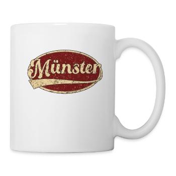 Münster Retro Tshirt Geschenk - Mug - white - Right