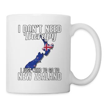 New Zealand flag I New Zealand Souvenirs - Tasse - Weiß - Rechts