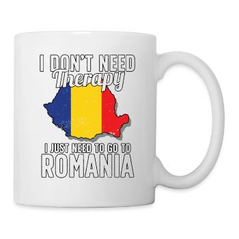 Romania flag I Romanian Souvenirs - Mug blanc - blanc - Droite