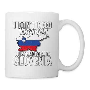 Slovenia flag I Slovenian Souvenirs - Tasse - Weiß - Rechts