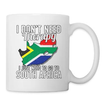 South Africa flag I South African Souvenirs - Mug blanc - blanc - Droite
