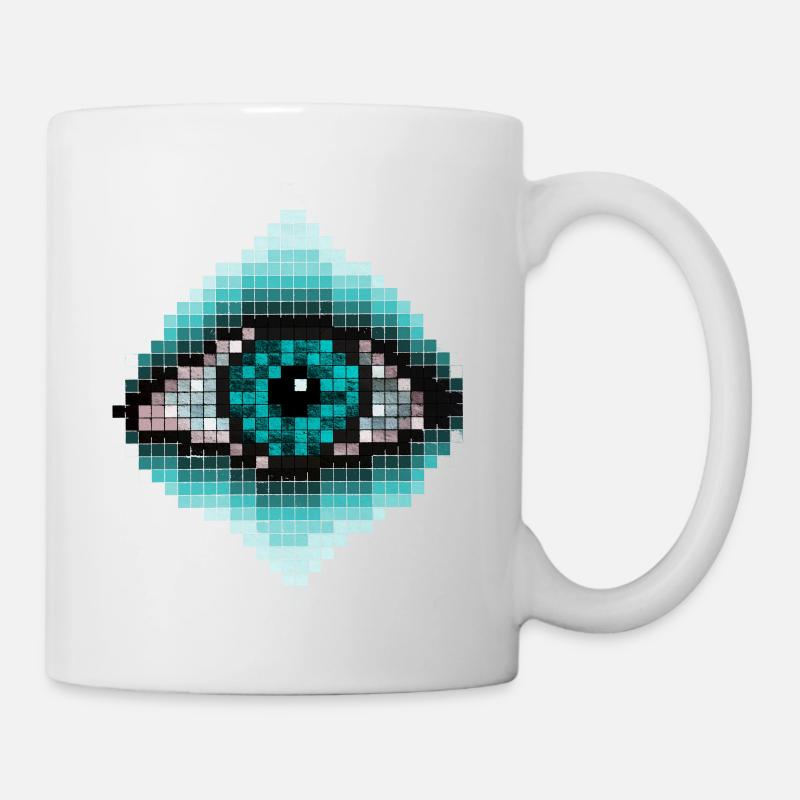 Œil - Mug blanc - blanc