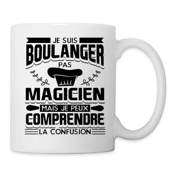 Boulanger Humour Boulangerie - Mug blanc - blanc - Droite