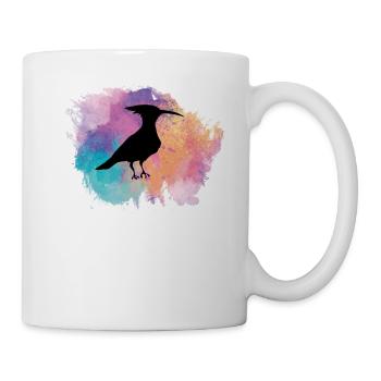 Hoopoe bird nature protection - Mug - white - Right