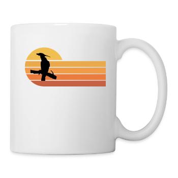 Hoopoe bird nature protection - Mug - white - Right
