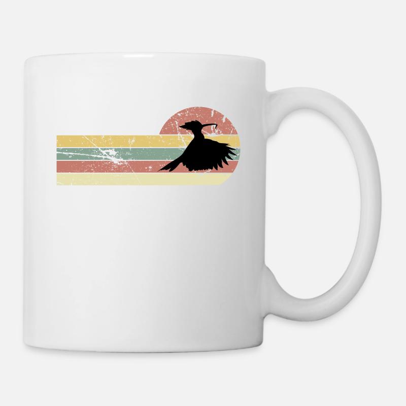 Wiedehopf Vogel Natur Schutz - Tasse - Weiß