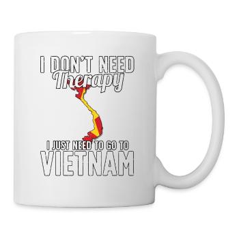 Vietnam flag I Vietnamese Souvenirs - Mug - white - Right