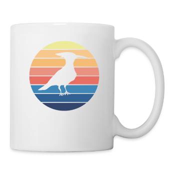 Hoopoe bird nature protection - Mug - white - Right