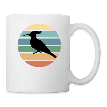Hoopoe bird nature protection - Mug - white - Right