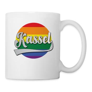 Kassel Arc-en-ciel Tshirt contre l’intolérance - Mug blanc - blanc - Droite