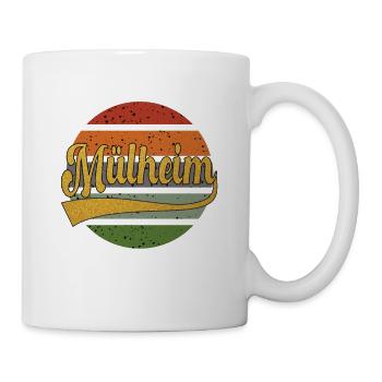Mülheim sunset gold Tshirt cadeau - Mug blanc - blanc - Droite