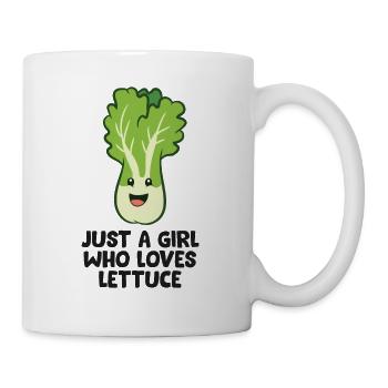 Just a Girl Who Loves Lettuce - Mug - white - Right