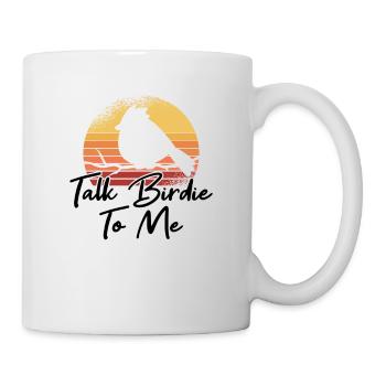 Birdwatching Vogel Nerd Observation d’oiseau Vintage - Mug blanc - blanc - Droite