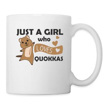 Quokkas für Mädchen die das Quokka lieben - Tasse - Weiß - Rechts