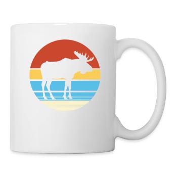 Elch - Tasse - Weiß - Rechts