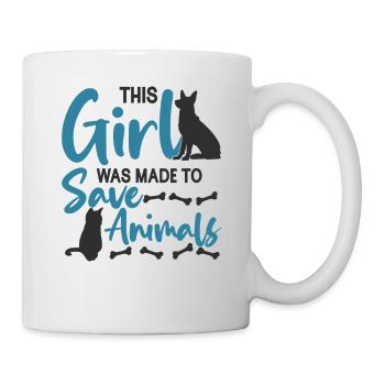 Vet Tech Tierschutz Veterinärmedizin - Tasse - Weiß - Rechts