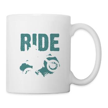 Eat sleep Ride Motocross - Mug blanc - blanc - Droite