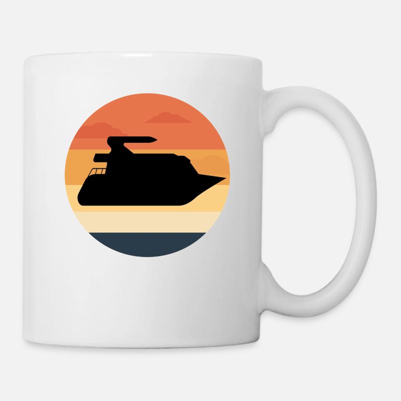 Bateau bateau bateau bateau bateau - Mug blanc - blanc