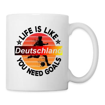 Deutschland Fußball 2026 - Tasse - Weiß - Rechts