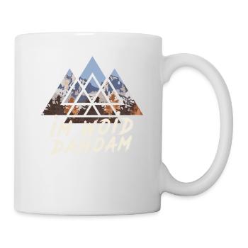 Wald Wandern Natur bayrisch Bayern Outdoor - Tasse - Weiß - Rechts