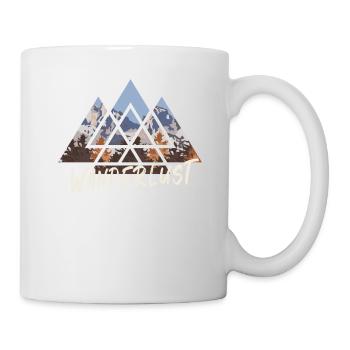 Wander Lust, Wandern, Berge - Tasse - Weiß - Rechts