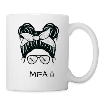 Medizinische Fachangestellte | Arzthelferin MFA - Tasse - Weiß - Rechts