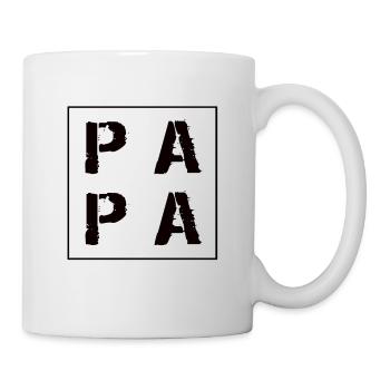 Papa - Tasse - Weiß - Rechts
