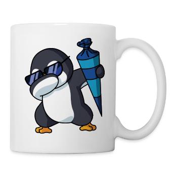Scolarisation Pingouin Dabbing sac d’école Pingouin - Mug blanc - blanc - Droite