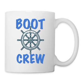 Boot Crew mit Anker - Tasse - Weiß - Rechts