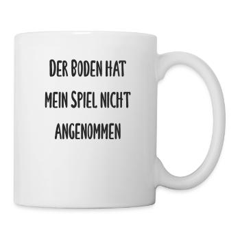 Boule - Der Boden hat mein Spiel nicht angenommen - Tasse - Weiß - Rechts