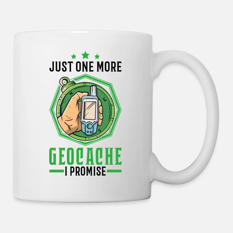 Juste un plus Geocache Geocaching Geocaching - Mug blanc - blanc