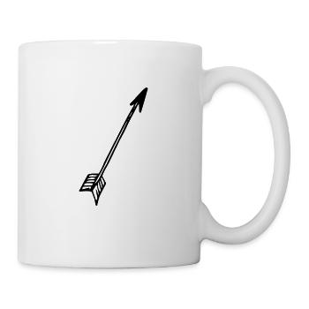 Bogenschießen Bogenschiessen Bogensport - Tasse - Weiß - Rechts