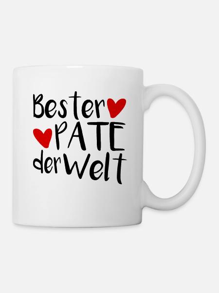 Bester Patenonkel - Tasse - Weiß