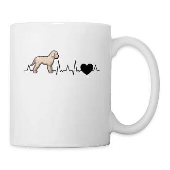 Lagotto Romagnol Battement de coeur Lagotti - Mug blanc - blanc - Droite